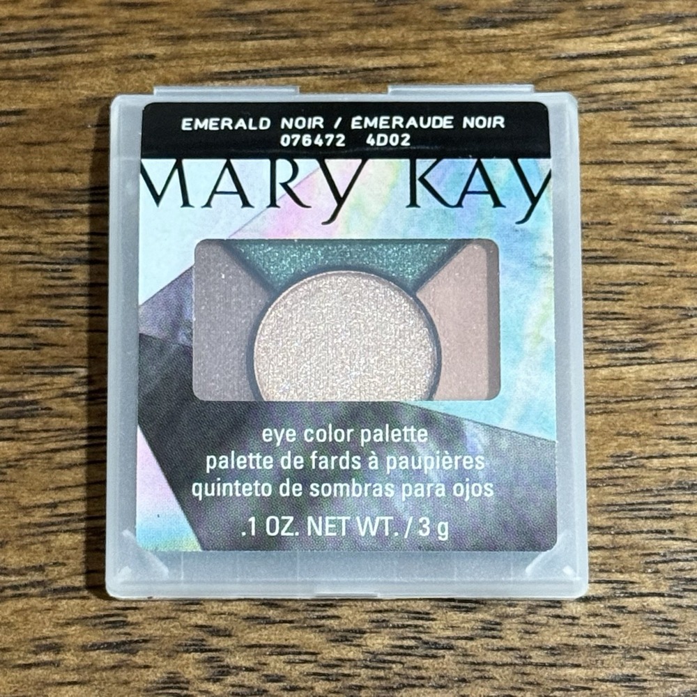 Mary Kay EYE COLOR SHADOW PALETTE New Discontinued Emerald Noir 076472 Wicked